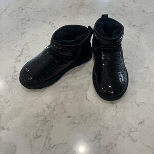 UGG Black Sequin Boots